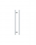 Fulton & Bray 284mm T Bar Cabinet Handle 224mm Centres Polished Chrome 2.26