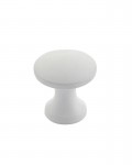 Round Cabinet Door Knob 24mm Matt White TDFK24-MW 1.10