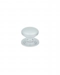 Round Cabinet Door Knob 37mm Matt White TDFK37-MW 3.17