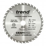 Trend Circular Saw Blade CSB/16036 CraftPro TCT 160mm 36T 20mm 25.56