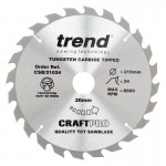 Trend Circular Saw Blade Craft Pro CSB/21036 210mm x 36T x 30mm 29.70