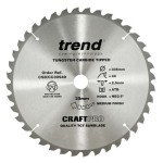 Trend Circular Saw Blade CSB/CC30540 CraftPro TCT Mitre Saw Crosscutting 305mm 40T 30mm 2mm 44.32