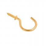 Cup Hook Brassed 25mm per pack 100 4.48