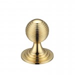 Zoo Queen Anne Ringed Cabinet Knob FCH08A 25mm Polished Brass 4.01