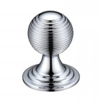 Zoo Queen Anne Ringed Cabinet Knob FCH08CCP 38mm Polished Chrome 9.10