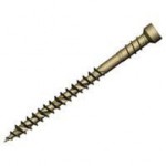 ForgeFast Reduced Head Composite Decking Screws Torx Tan 4.5mm x 50mm Tub of 600 33.31