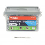 Timco Decking Screws Stainless Steel 4.5 x 50 Tub of 250 27.93