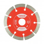 Timco Diamond Cutting Blade General Purpose Building Materials  115 x 22mm 3.36