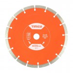 Timco Diamond Cutting Blade General Purpose Building Materials 230 x 22mm 12.18