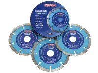 Faithfull Contract Diamond Blade Set of 3 115mm x 22.2mm 8.61