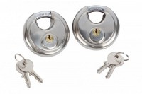 Fort Knox 70mm Discus Padlocks Keyed Alike Stainless Steel 20.73