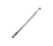 Door Bolt 457mm Straight Barrel Satin Stainless Steel 29.63