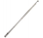 Door Bolt 914mm Straight Barrel Satin Stainless Steel 70.37