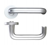 Zoo ZAA030SA 19mm RTD Lever On Rose Door Handles SAA 16.45