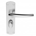 Serozzetta Door Handles SZC023SC Dos Bathroom Lock Satin Chrome 16.63