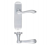 Project Door Handles Arundel Latch Satin Chrome 12.36