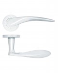 Door Handles Stanza Merida Lever on Round Rose Polished Chrome ZPA070-CP 10.81