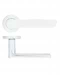 Door Handles Stanza Valencia Lever on Round Rose Polished Chrome ZPA040-CP 11.14