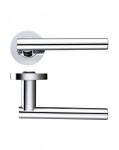 Door Handles Stanza Lucca Lever on Round Rose Polished Chrome ZPZ090CP 15.51