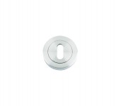 Standard Key Escutcheon Stanza ZPZ002SC Satin Chrome 2.88