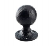 Foxcote Foundries FF415M Ball Mortice Door Knob Handles Black Antique 20.06