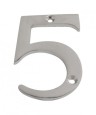 Satin Chrome Door Numbers