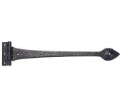 Foxcote Foundries FF17 Tee Hinges 457mm Black Antique (Pair) 30.48