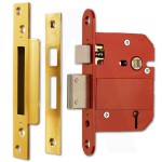 Era 5 Lever Mortice Sashlock Fortress BS3621 262-31 64mm Brass 22.90