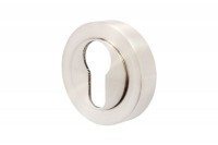 Escutcheon Euro Profile Cylinder Vision Designer Satin Nickel 5352 5.25