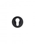 Zoo RM001PCB Euro Profile Escutcheon 50mm Powder Coated Black 2.86