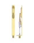 Flush Bolt Lever Action 200mm x 20mm Brass 13.92