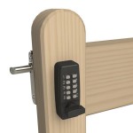 Gatemaster Select Pro Digital Lock Keypad Both Sides for Wooden Gates DGLWR Right Hand 241.10