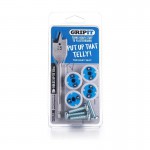 Gripit Plasterboard Fixings TV Kit 8.10