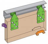 Henderson ST15 750mm Single Top Sliding Door Gear 35.80