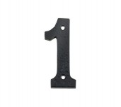 Foxcote Foundries FFN01 Door Number 1 Black Antique 3.84