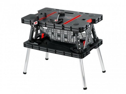 Keter Folding Work Table with Clamps