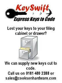 Keyswift - Express Keys to Code. Key cutting service - cabinet keys, mortice keys & Yale type keys.