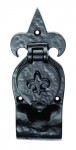 Ludlow Foundries Fleur de Lys Cylinder Pull LF5543 Black Antique 14.28