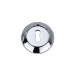 Fortessa Raised Lever Key Escutcheons Polished Chrome Per Pair 9.10