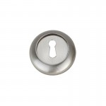 Fortessa Raised Lever Key Escutcheons Satin Nickel Per Pair 9.10