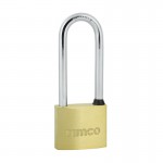 Long Shackle Brass Padlock 50mm Timco P50L 11.35