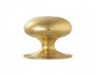 Victorian Cupboard Knob M47B 32mm Polished Brass 6.12