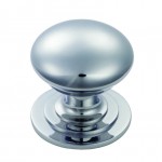 Victorian Cupboard Knob M47ECP 51mm Polished Chrome 19.08