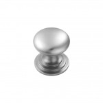 Victorian Cupboard Knob M47DSC 42mm Satin Chrome 11.76