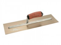 Marshalltown Plastering Trowel Pre Worn Gold Stainless Steel Durasoft Handle MPB165GSD 16\" x 5\" 101.16