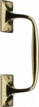 Heritage Brass Offset Pull Handle V1150.202PB 202mm Polished Brass 26.58