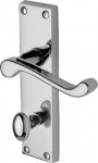 Marcus  PR620-PC Malvern Lever Bathroom Door Handles Polished Chrome 22.25