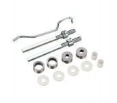 Zoo Back to Back Fixing Pack for 19mm Pull Handles Satin Stainless 18.21