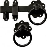 Crompton Ring Gate Latch 1136 150mm Black 7.30