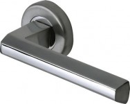 Marcus SC4754-AP Deda Round Rose Lever Door Handles Apollo Split Finish 24.29